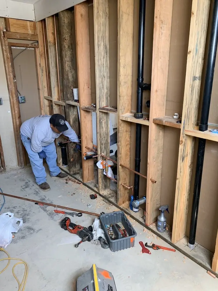 Commercial rough-in plumbing for Commercial Plumbing in Camp Virginia
